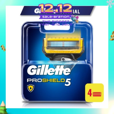 GILLETTE ProShield5 Replacement Cartridge 4s