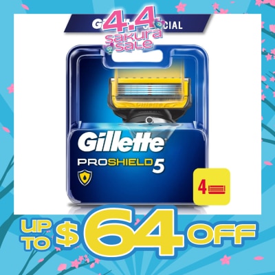 GILLETTE - ProShield5 Replacement Cartridge 4s