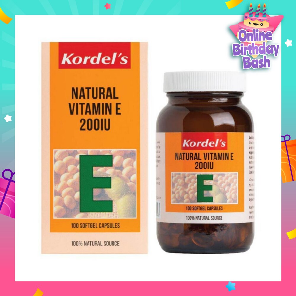 Natural Vitamin E 200 IU 100s