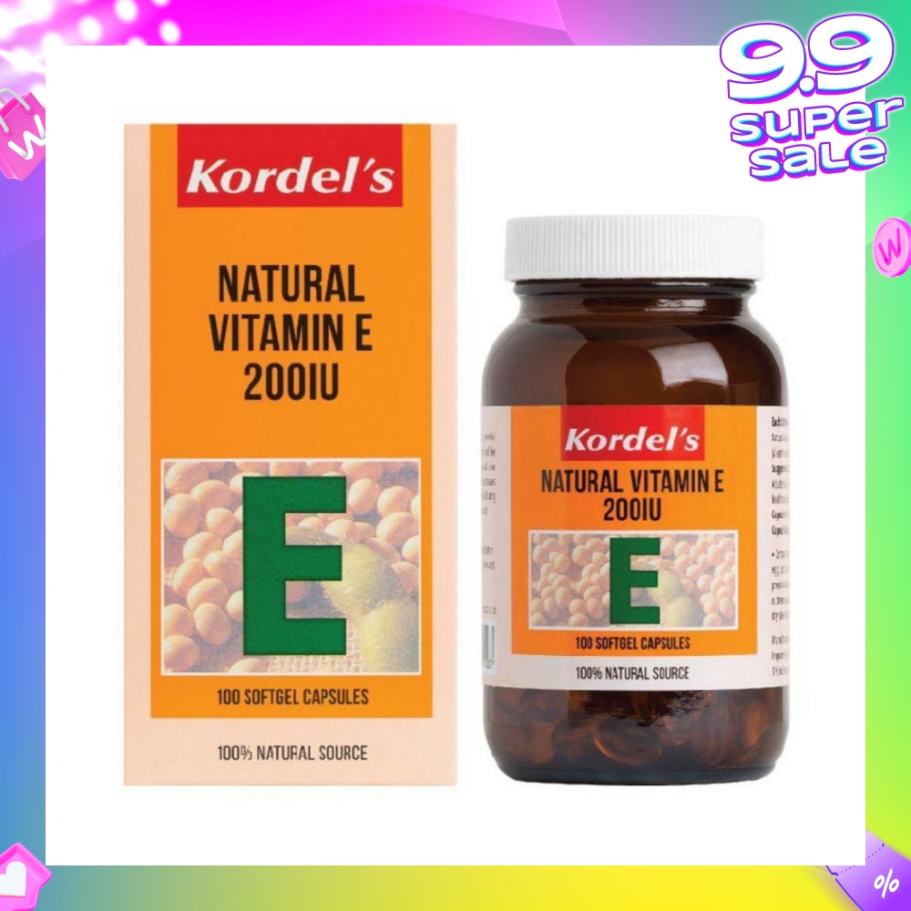 Natural Vitamin E 200 IU 100s