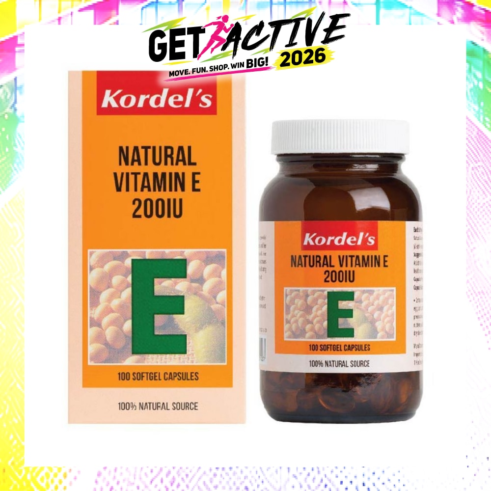 Natural Vitamin E 200 IU 100s (Expiry: May`2027) image