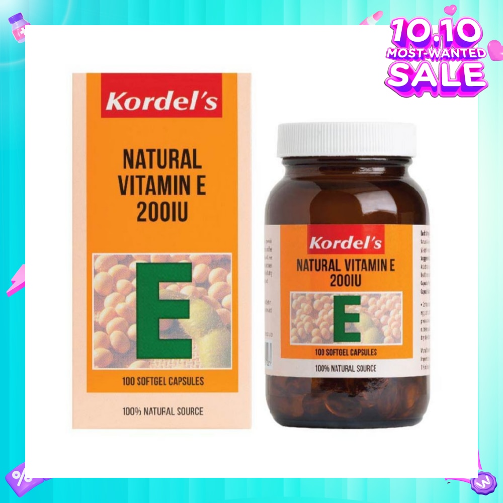 Natural Vitamin E 200 IU 100s