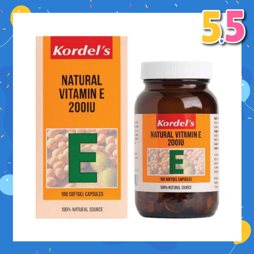 Natural Vitamin E 200 IU 100s