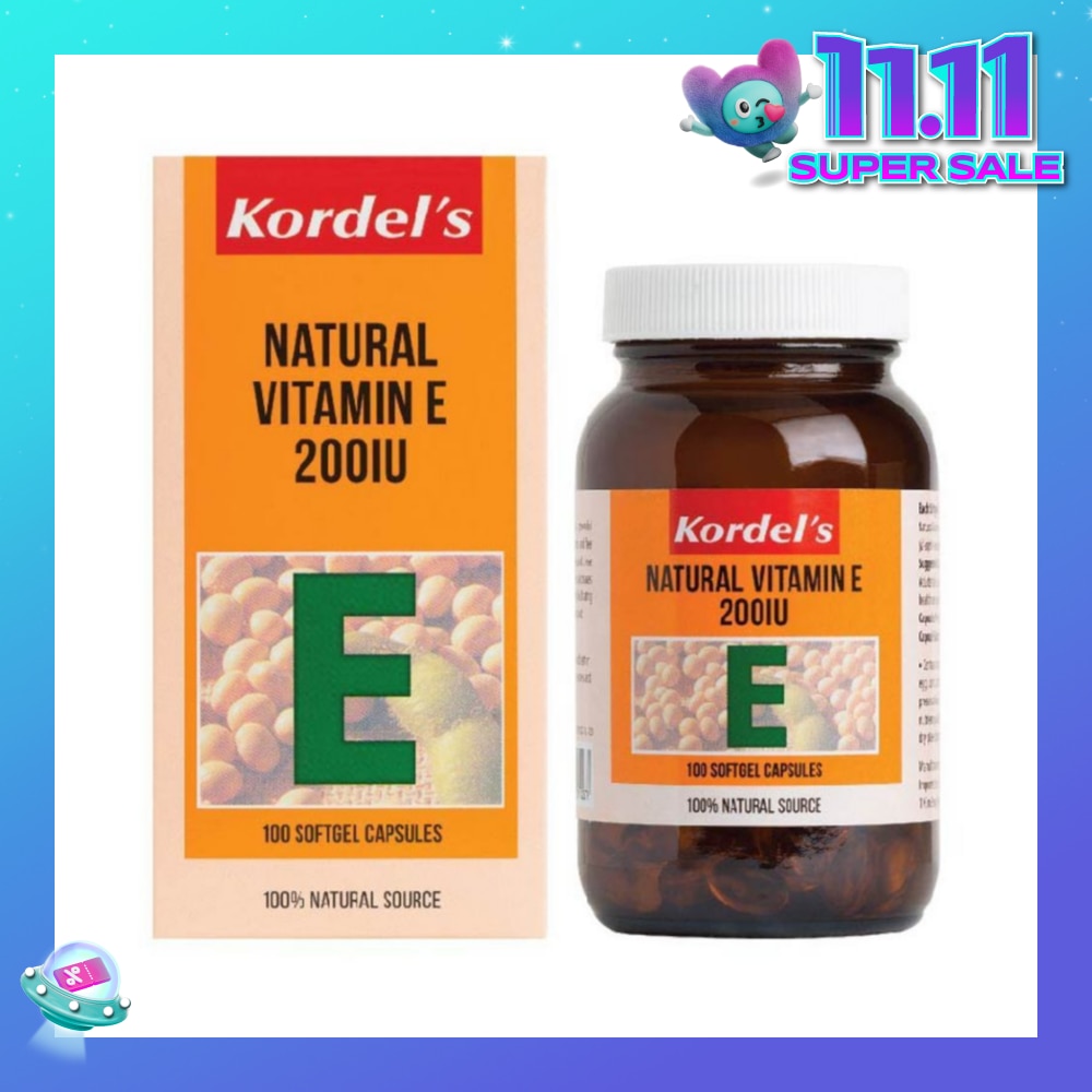 Natural Vitamin E 200 IU 100s