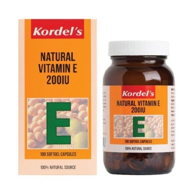 KORDEL'S Natural Vitamin E 200 IU 100s