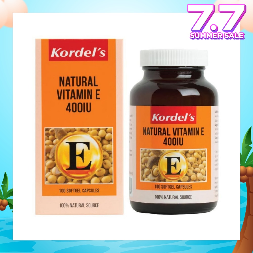 Natural Vitamin E 400 IU 100s