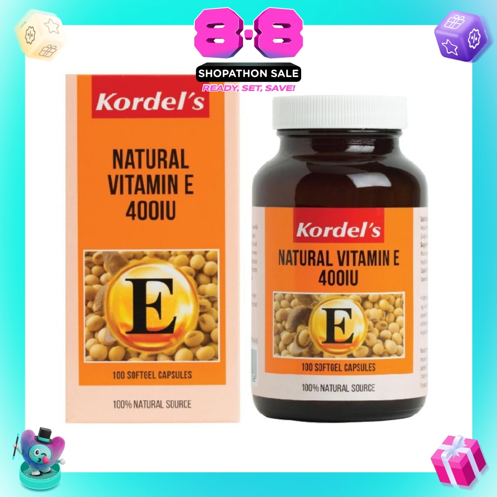 Natural Vitamin E 400 IU 100s
