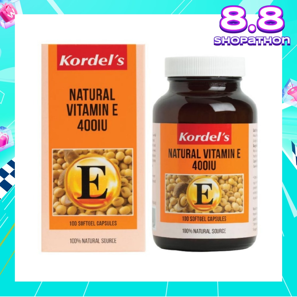 Natural Vitamin E 400 IU 100s