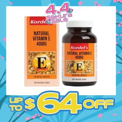 KORDEL'S - Natural Vitamin E 400 IU 100s