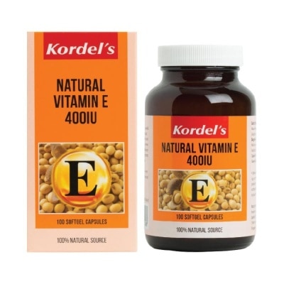 KORDEL'S Natural Vitamin E 400 IU 100s