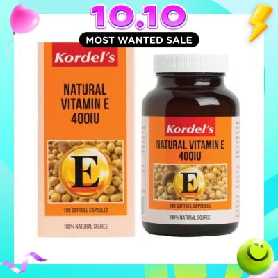KORDEL'S Natural Vitamin E 400 IU 100s image