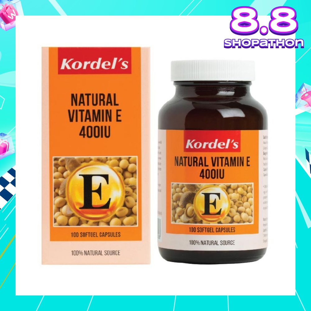 Natural Vitamin E 400 IU 100s