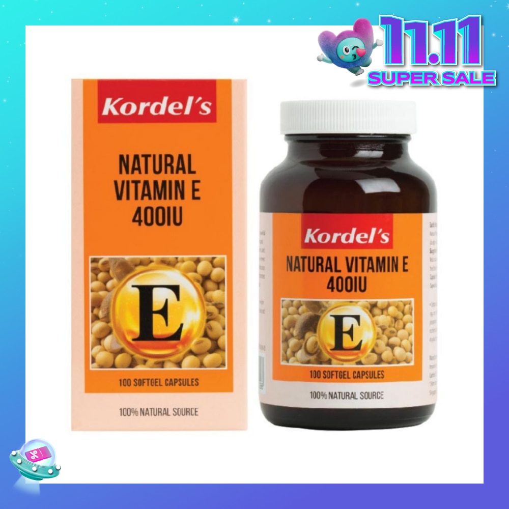 Natural Vitamin E 400 IU 100s