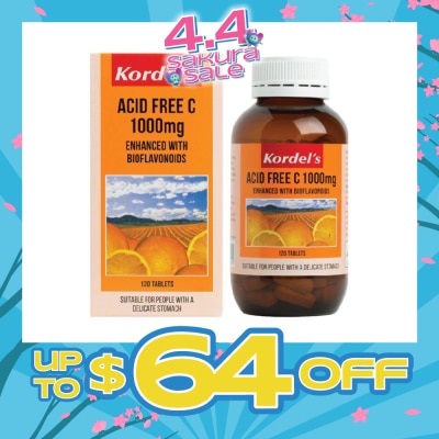 KORDEL'S - Acid Free C 1000 mg 120s