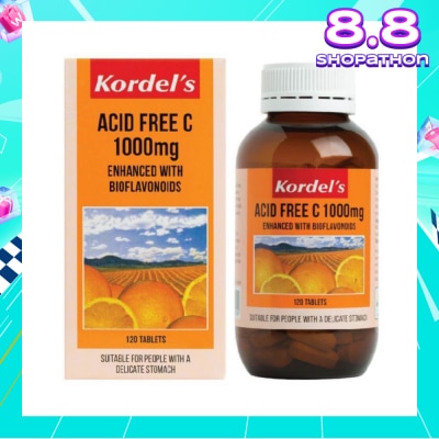 KORDEL'S Acid Free C 1000 mg 120s