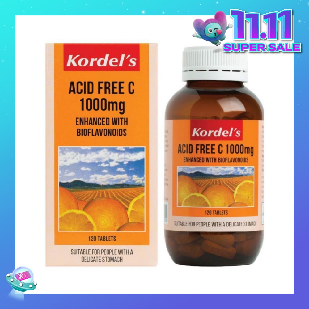 Acid Free C 1000 mg 120s