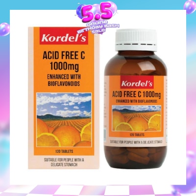 KORDEL'S - Acid Free C 1000 mg 120s