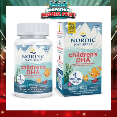 NORDIC NATURALS - Children DHA Soft Gels 180s