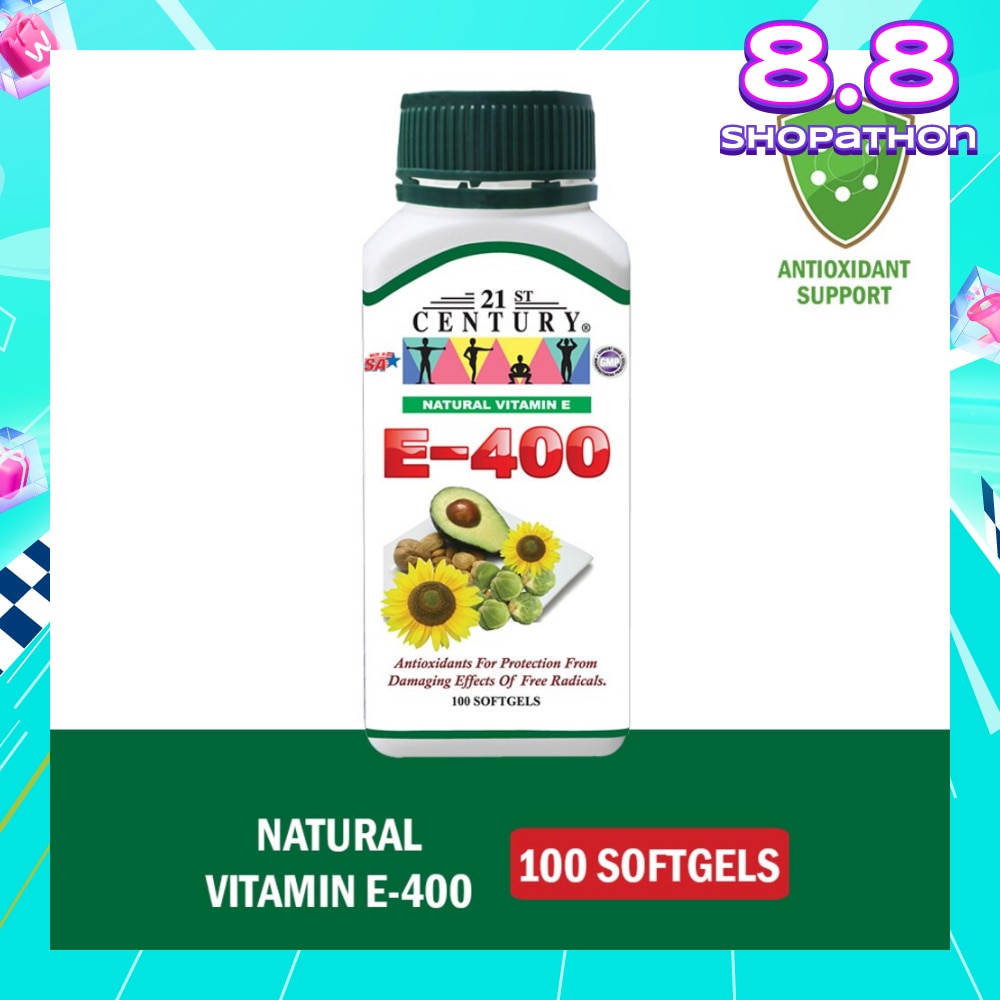 E-400 Natural Vitamin E Antioxidants For Protection Softgels (Maintain Healthy Circulation) 100s