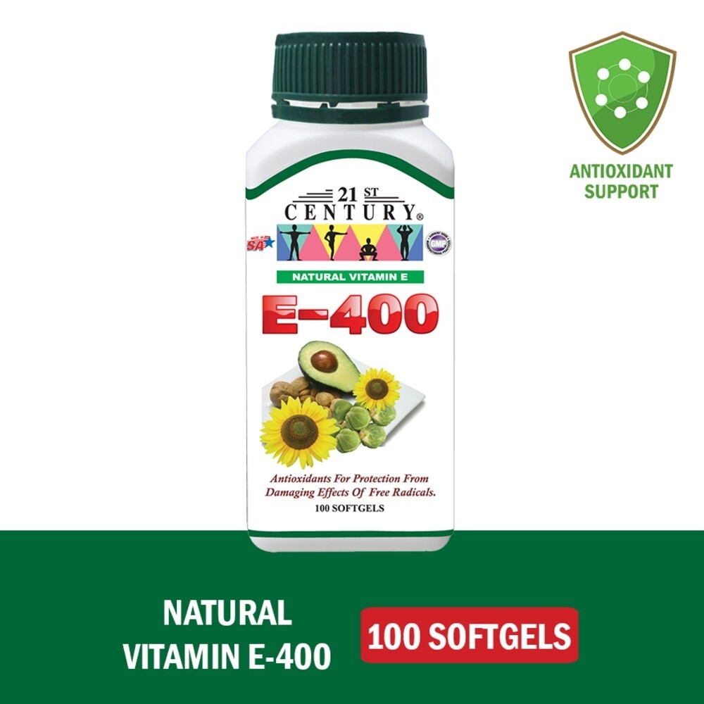 E-400 Natural Vitamin E Antioxidants For Protection Softgels (Maintain Healthy Circulation) 100s