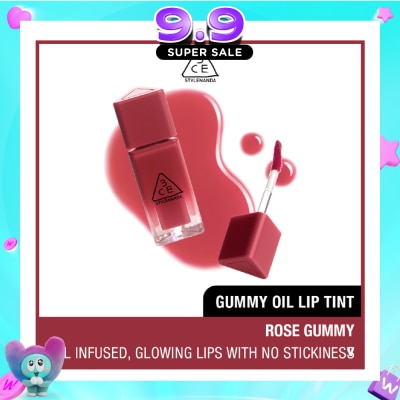 3CE - Gummy Oil Lip Tint #04 Rose Gummy 1s image