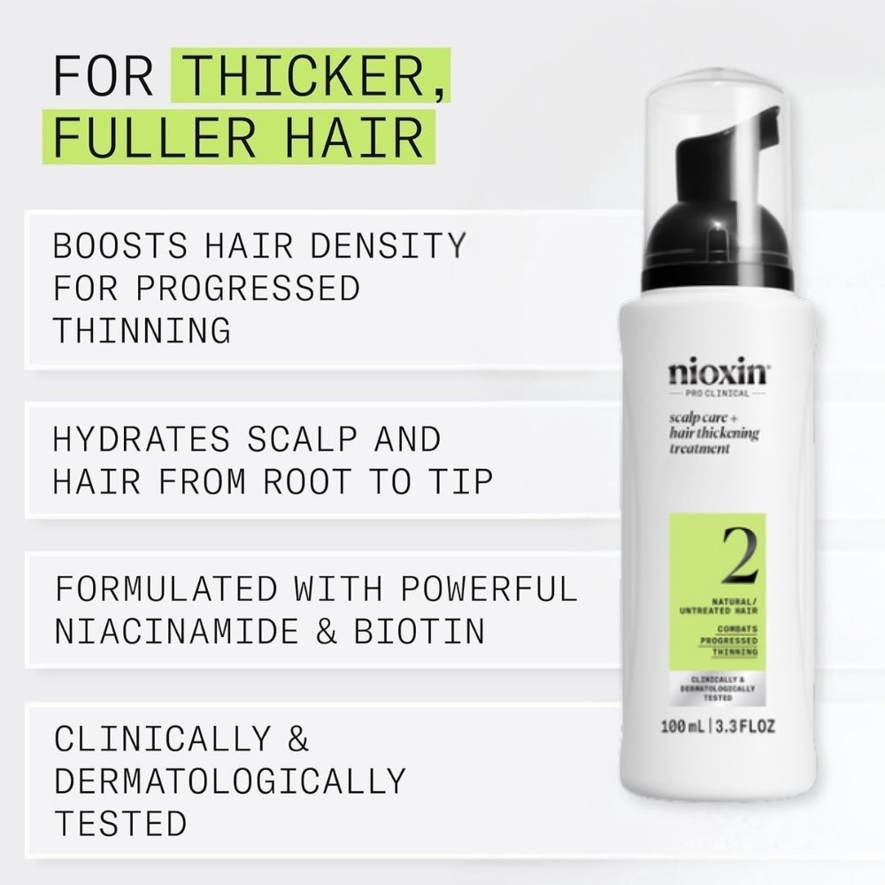 System 2 Scalp Care + Hair Thickening Leave-In Treatment 100ml