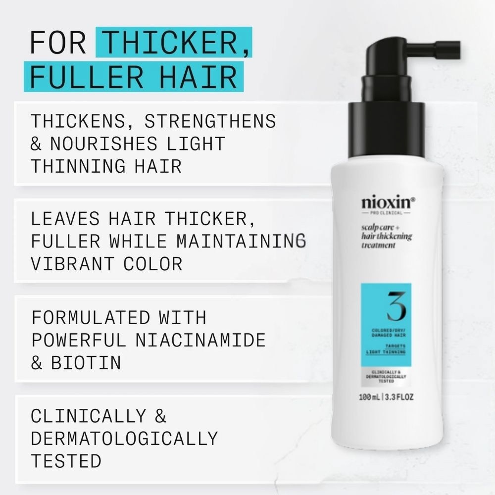 System 3 Scalp Care + Hair Thickening Leave-In Treatment 100ml