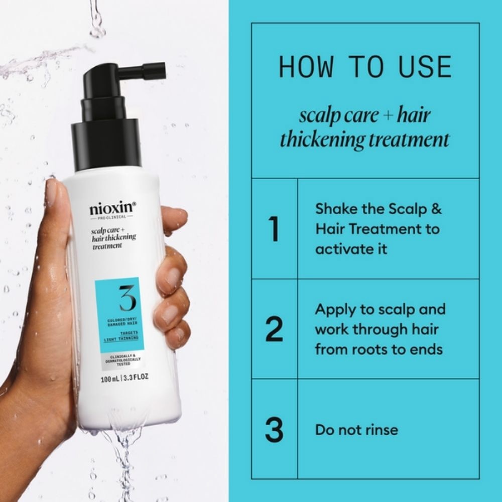 System 3 Scalp Care + Hair Thickening Leave-In Treatment 100ml