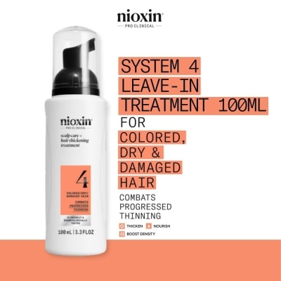 NIOXIN - System 4 Scalp Care + Hair Thickening Leave-In Treatment 100ml