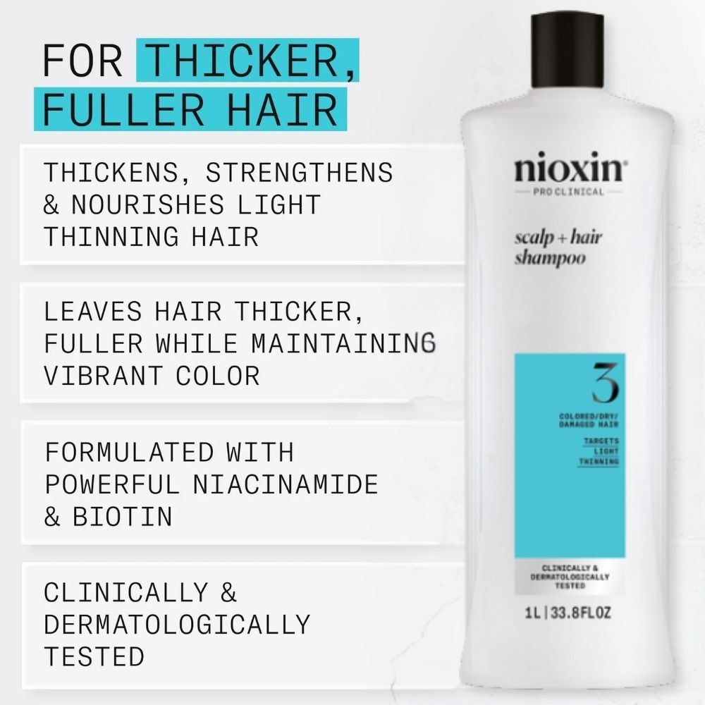 System 3 Scalp + Hair Shampoo 1L