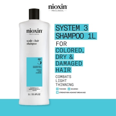NIOXIN - System 3 Scalp + Hair Shampoo 1L