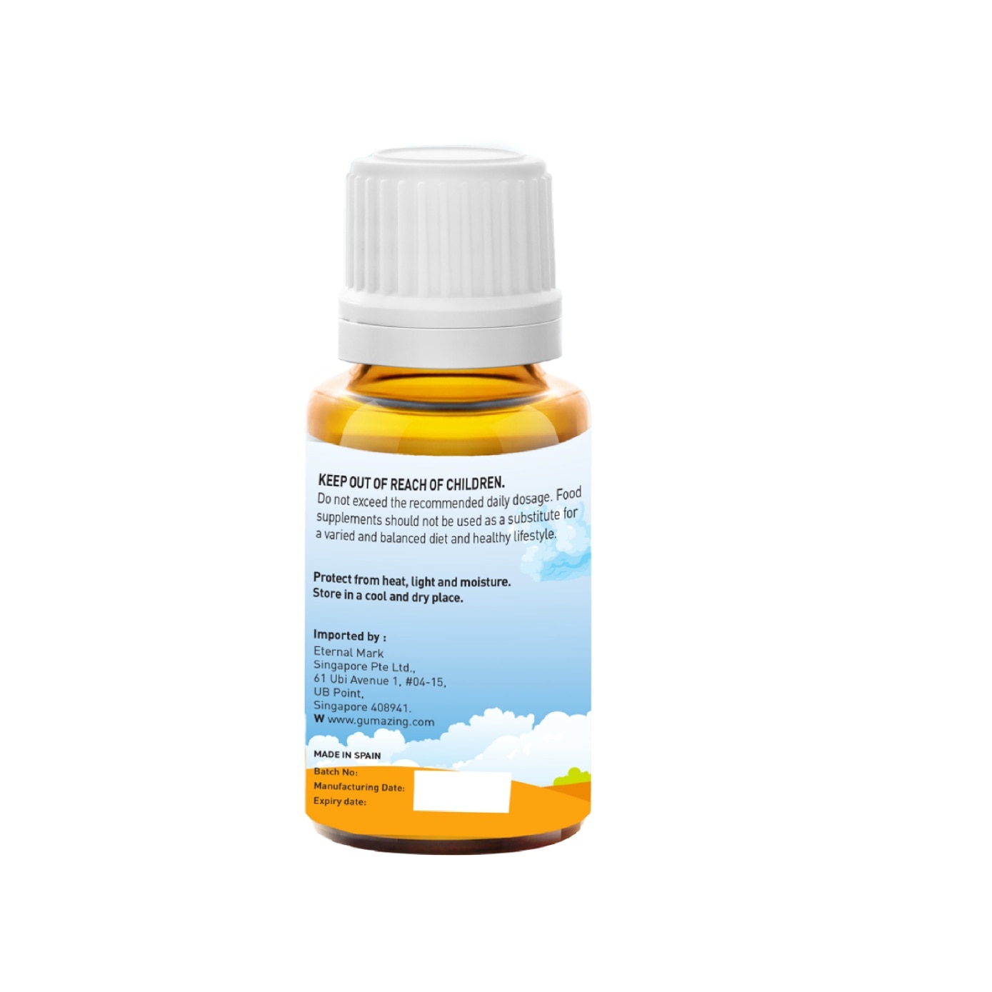 Kids Vitamin D3 Liquid Drops 30 Day Supply 15ml