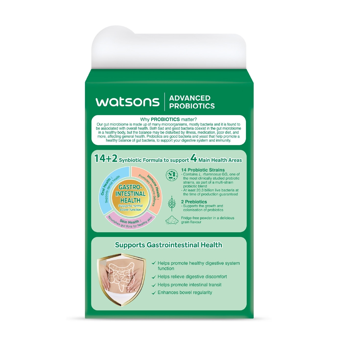 Advanced Probiotics + Prebiotics Sachet 3g x 30s image