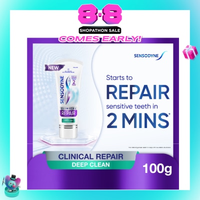 SENSODYNE - Clinical Repair Deep Clean Toothpaste 100g