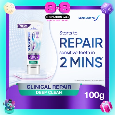 SENSODYNE - Clinical Repair Deep Clean Toothpaste 100g