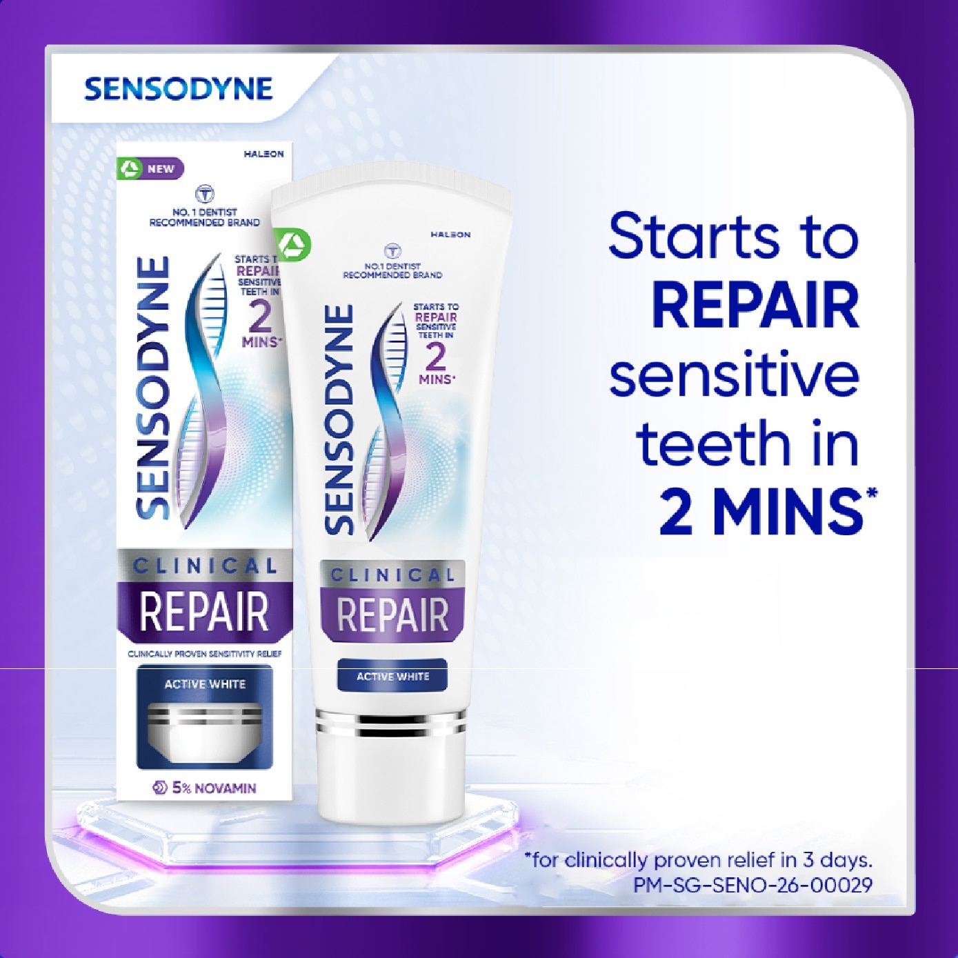 Clinical Repair Active White Toothpaste 100g
