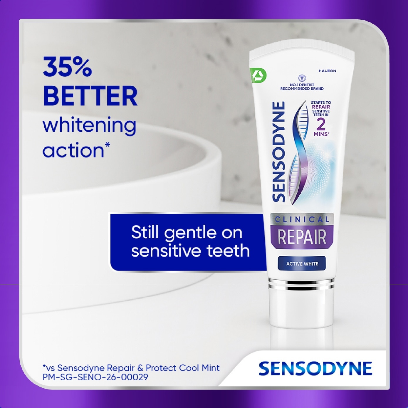 Clinical Repair Active White Toothpaste 100g