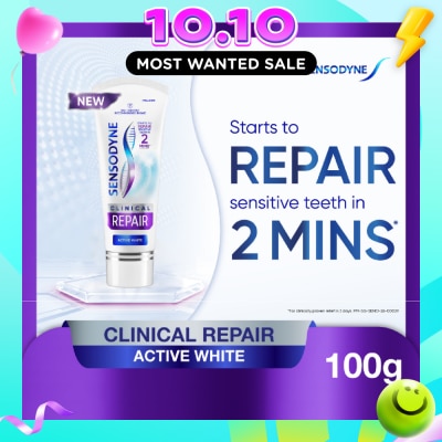 SENSODYNE Clinical Repair Active White Toothpaste 100g image