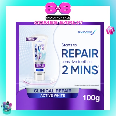 SENSODYNE - Clinical Repair Active White Toothpaste 100g