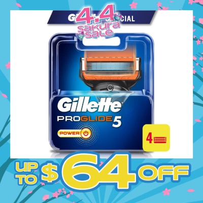 GILLETTE - ProGlide5 Power Replacement Cartridge 4s