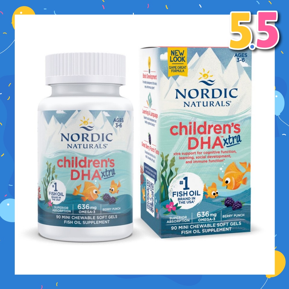 Children's DHA Xtra Mini Soft Gels 90s (Expiry: Oct`2025)