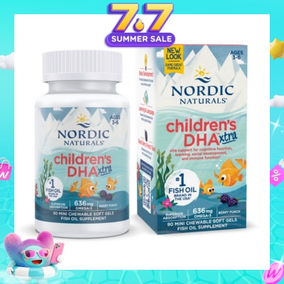 NORDIC NATURALS - Children's DHA Xtra Mini Soft Gels 90s