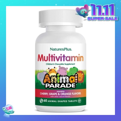 NATURE'S PLUS Children's Multi-Vitamin and Mineral Chewable 60's (Expiry: Feb`2026)