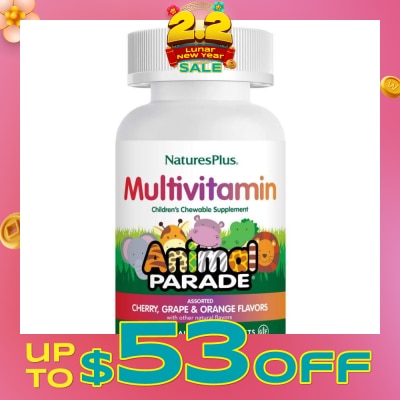 NATURE'S PLUS Children's Multi-Vitamin and Mineral Chewable 60's