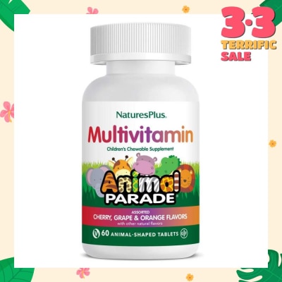 NATURE'S PLUS Children's Multi-Vitamin and Mineral Chewable 60's