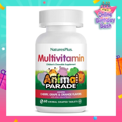 NATURE'S PLUS Children's Multi-Vitamin and Mineral Chewable 60's