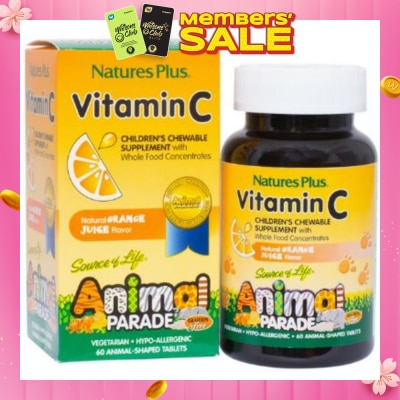 NATURE'S PLUS Children's Vitamin C Chewable 60's
