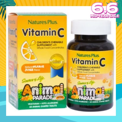 NATURE'S PLUS Children's Vitamin C Chewable 60's