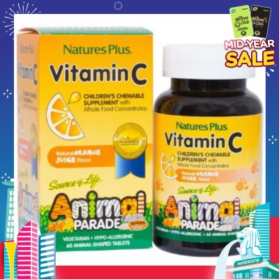 NATURE'S PLUS Children's Vitamin C Chewable 60's