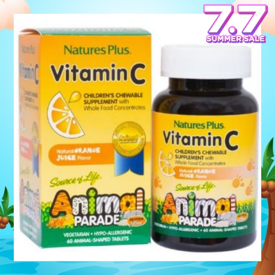 NATURE'S PLUS Children's Vitamin C Chewable 60's